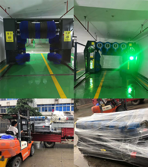 隧道洗車設(shè)備，廣西站……發(fā)貨了…